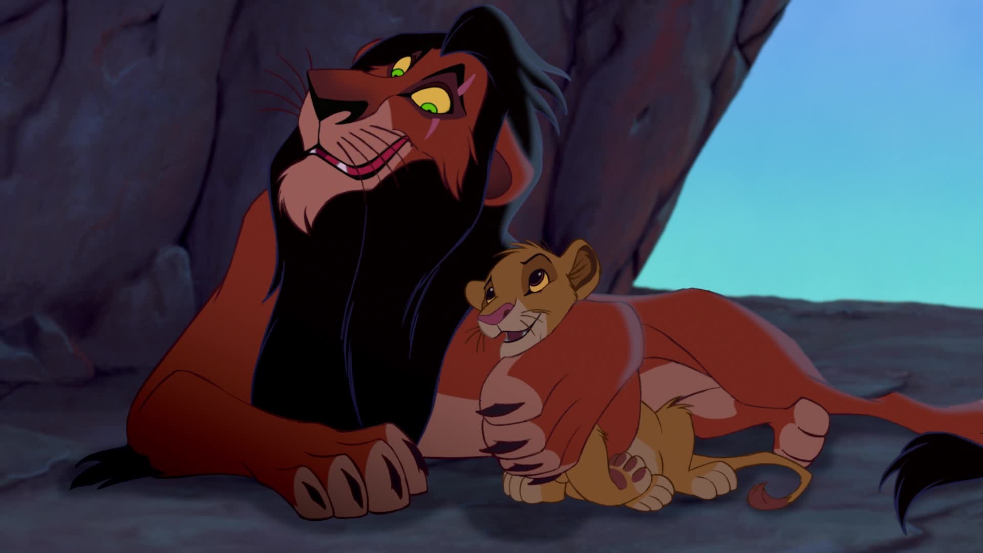 Simba Lion King Photos Hd 
 Data Src Large Simba Wallpapers - Scar And Simba Lion King - HD Wallpaper 