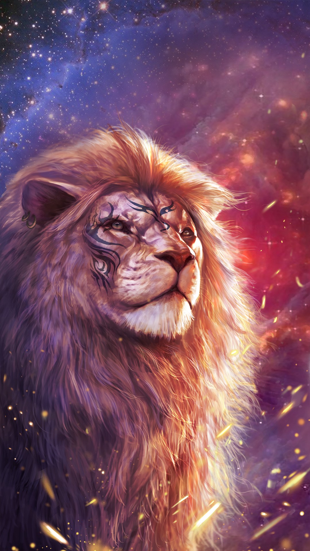 Dark Lion Wallpaper - Lion Wallpaper Phone - HD Wallpaper 