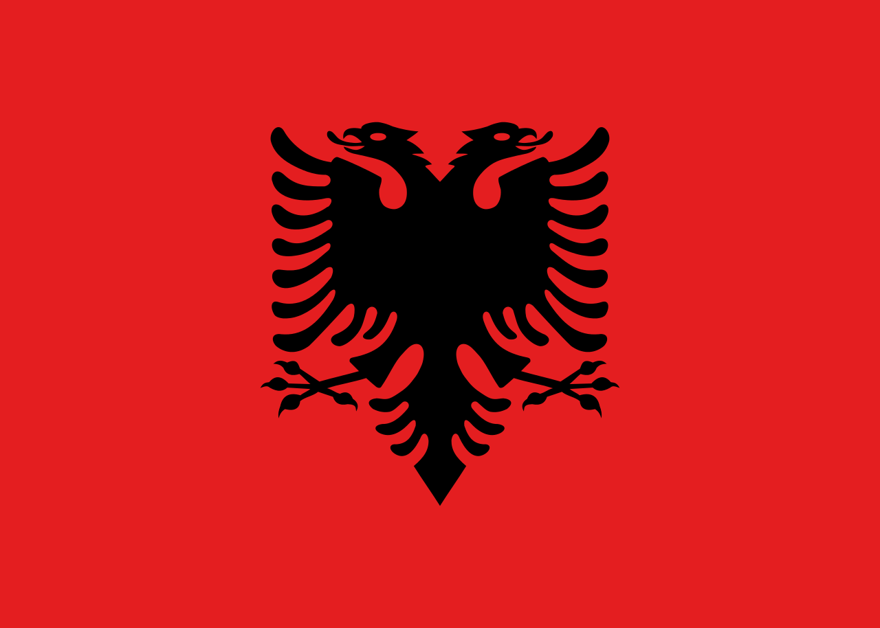 Flag Of Albania - HD Wallpaper 