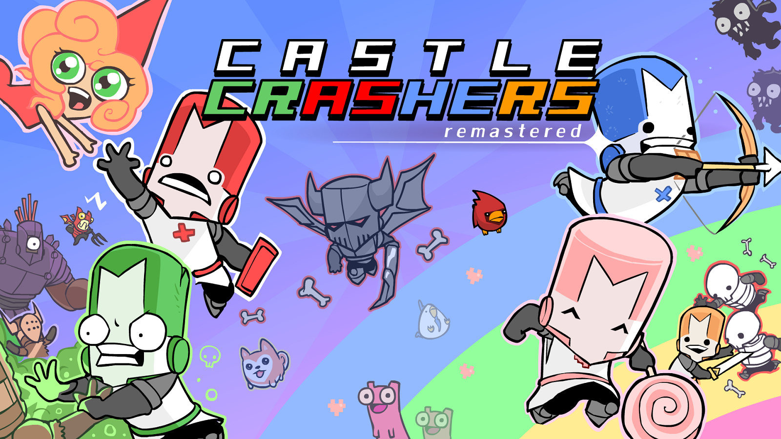 Castle Crashers Remastered Switch - HD Wallpaper 