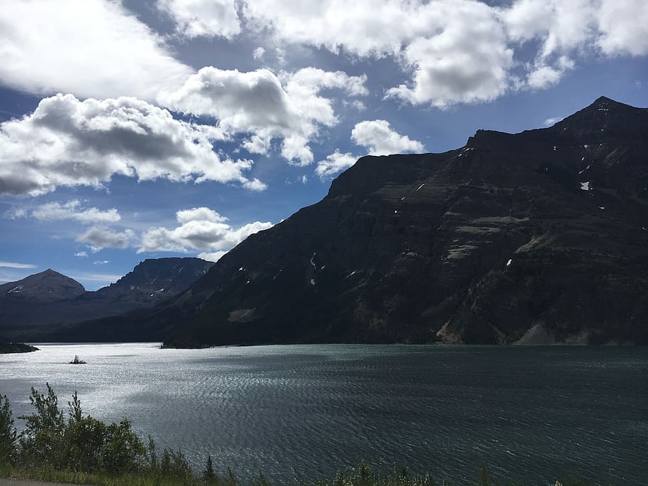 United States, Browning, Going To The Sun Rd, Lake, - HD Wallpaper 