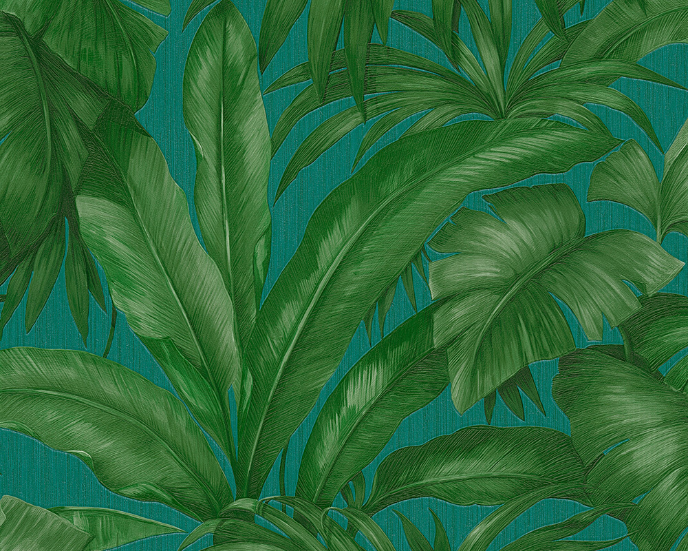 Versace Giungla Palm Leaves - HD Wallpaper 