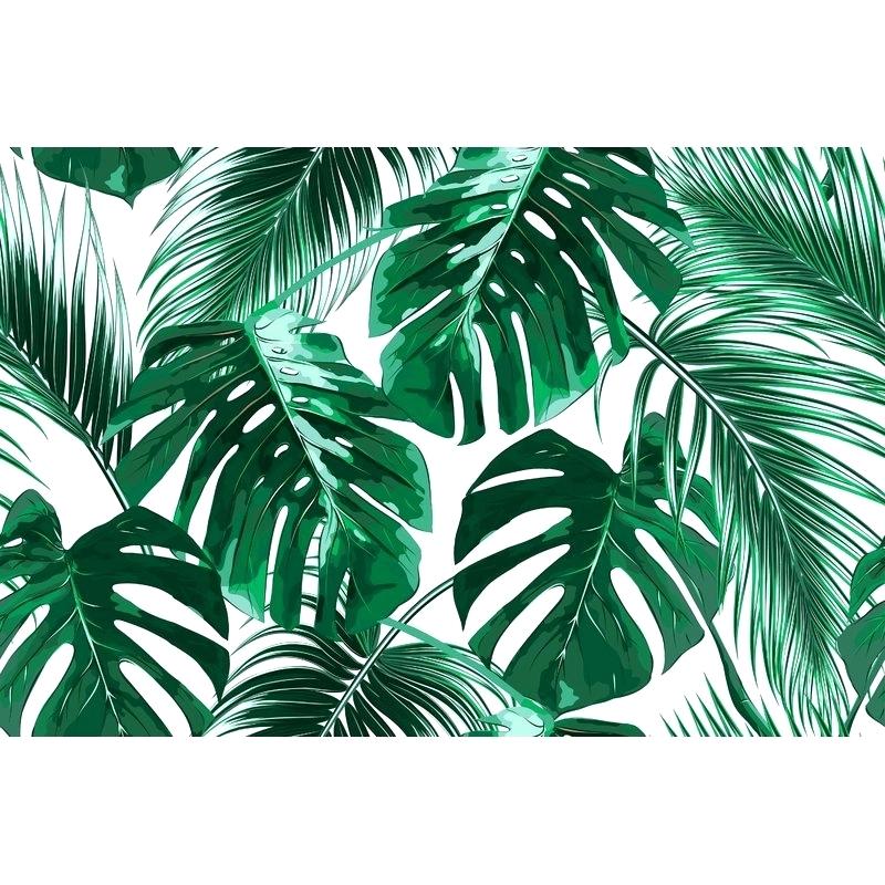 High Resolution Tropical Leaves - HD Wallpaper 