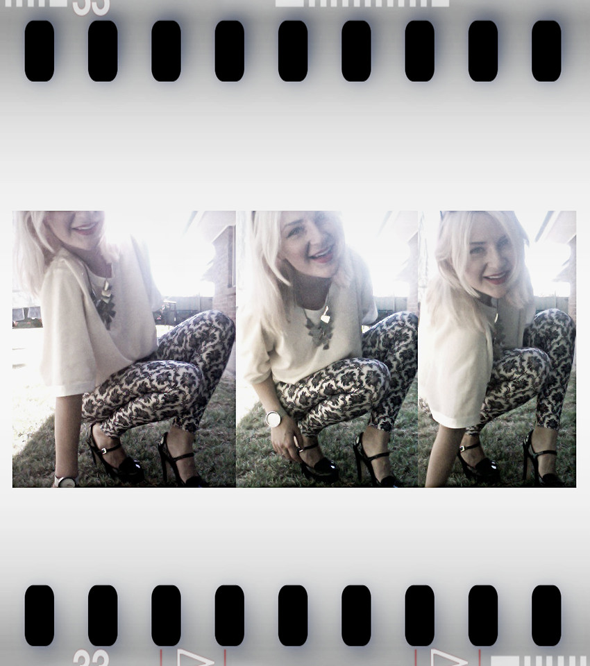 Wayne By Cooper Necklace, Thrifted Loose Blouse, Black - Negative - HD Wallpaper 