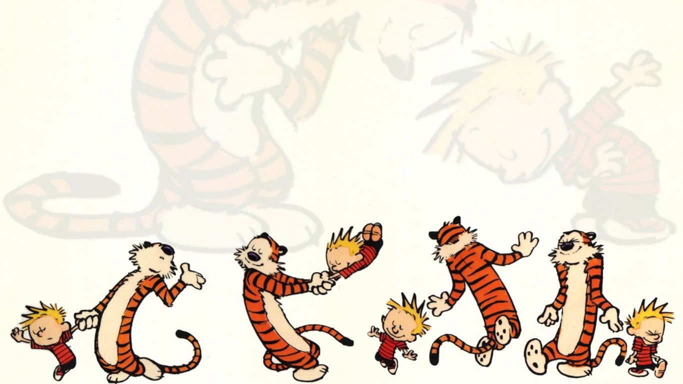 Calvin And Hobbes Wallpaper Hd - 1366x768 Wallpaper 