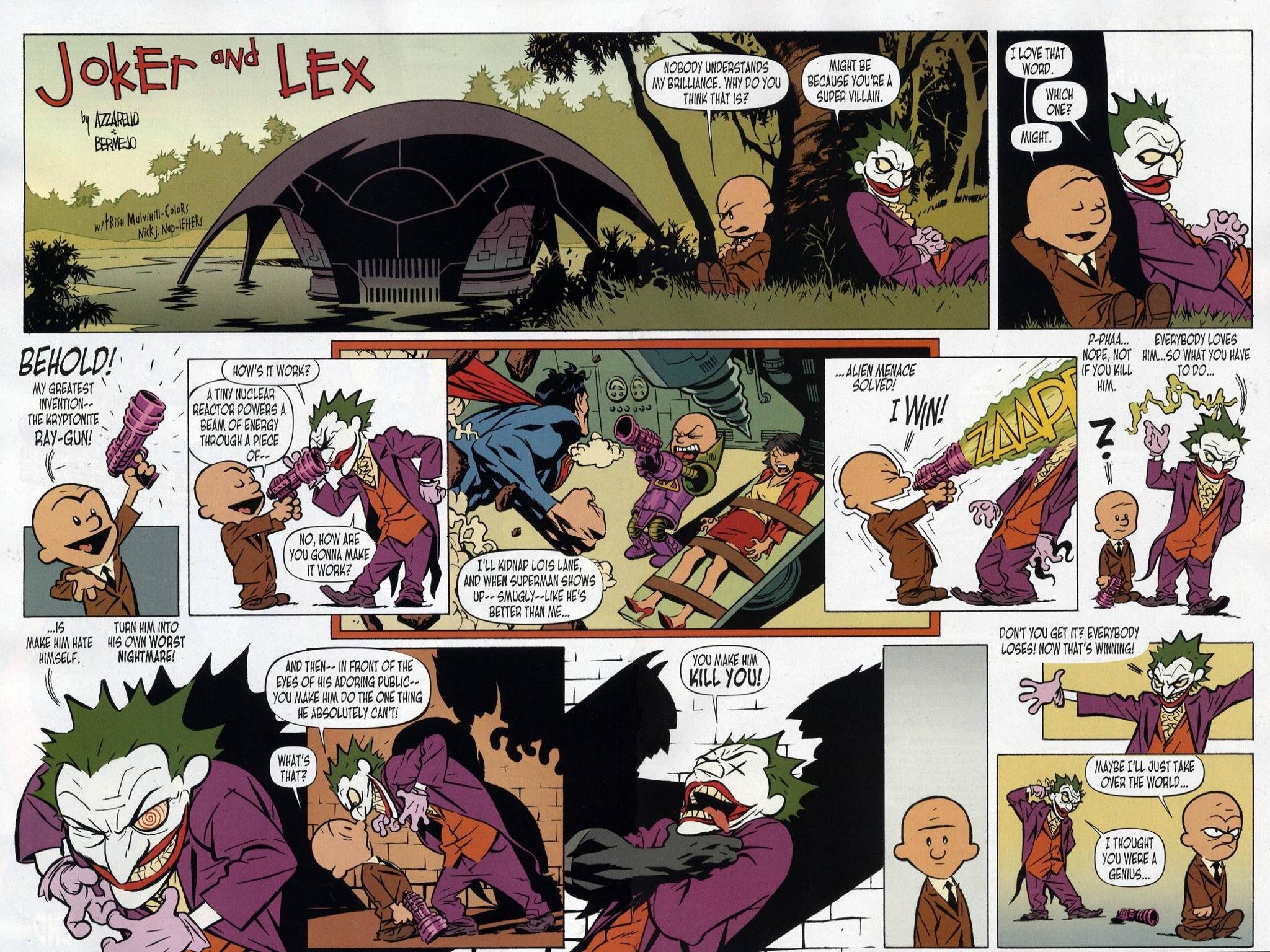 Free Download Calvin And Hobbes Wallpaper Id - Calvin And Hobbes Joker And Lex - HD Wallpaper 