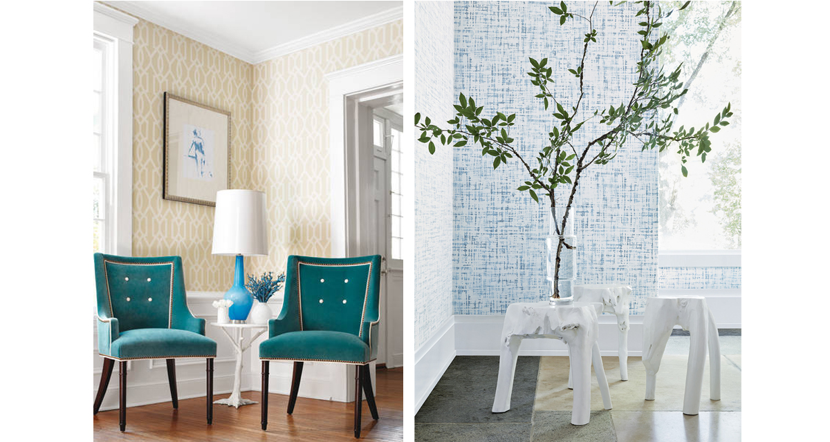 Thibaut And Anna French At Designworks, Interior Design - Thibaut T4036 - HD Wallpaper 