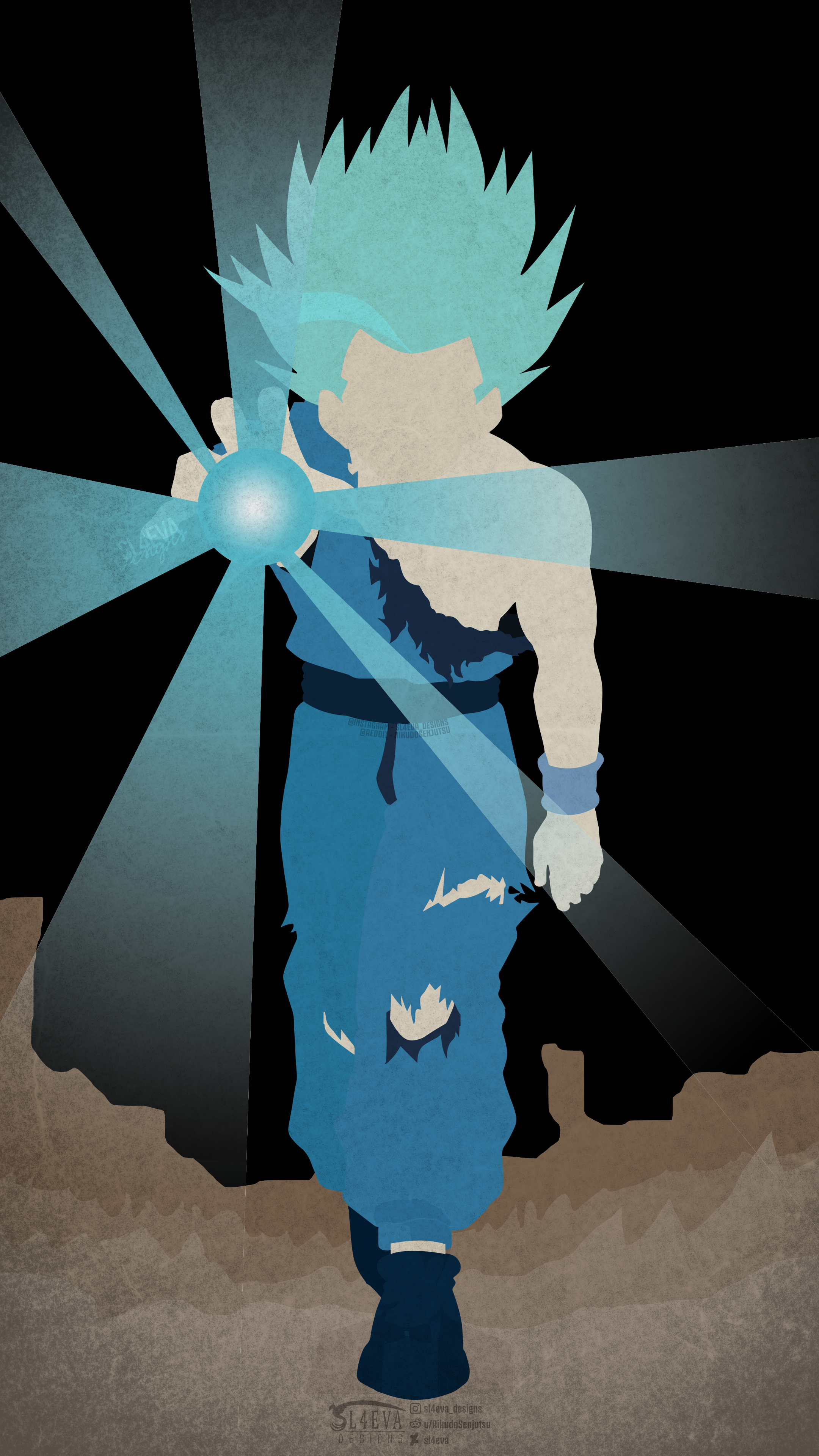 Gohan Walking Kamehameha - HD Wallpaper 