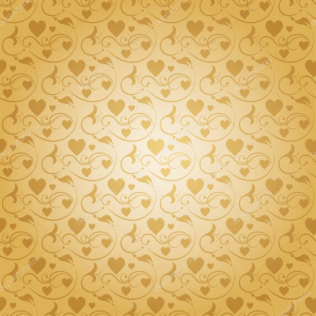 Fundo De Ouro Com Flor - HD Wallpaper 