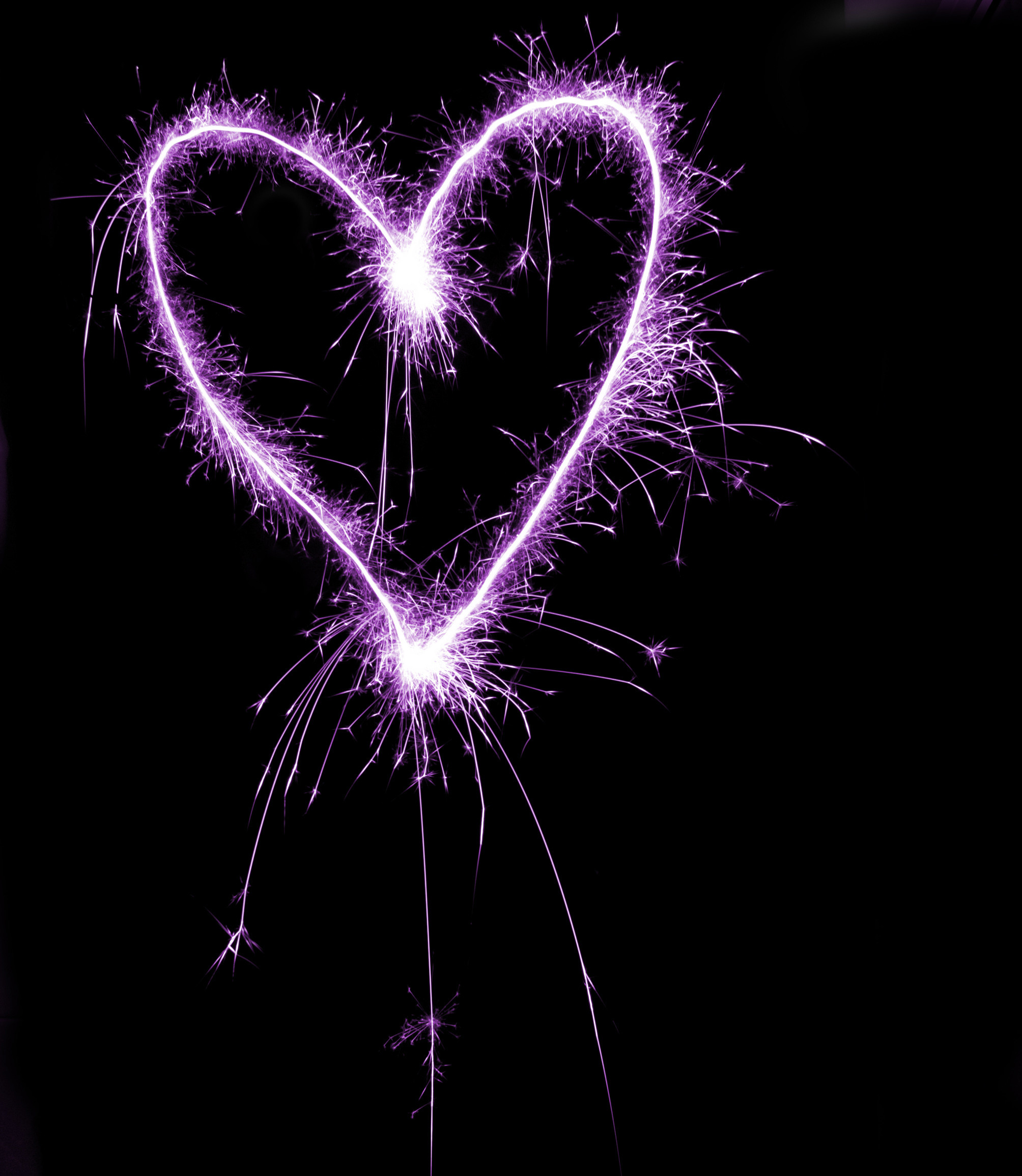 Data Src Free Cool Heart Backgrounds For Phone - Black And Purple Hearts - HD Wallpaper 