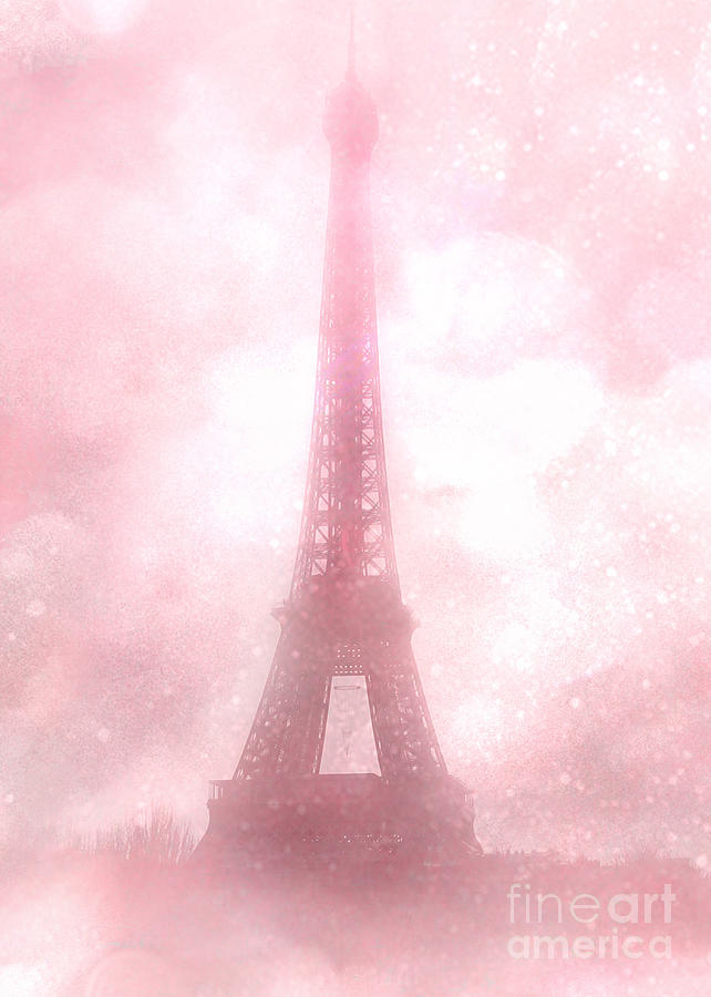 Pink Paris Art - HD Wallpaper 