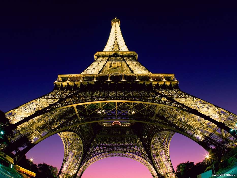Download Mobile Wallpaper Landscape, Architecture, - Eiffel Tower - HD Wallpaper 