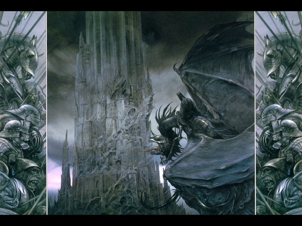 Dark Tower Of Sauron - Alan Lee E John Howe - HD Wallpaper 