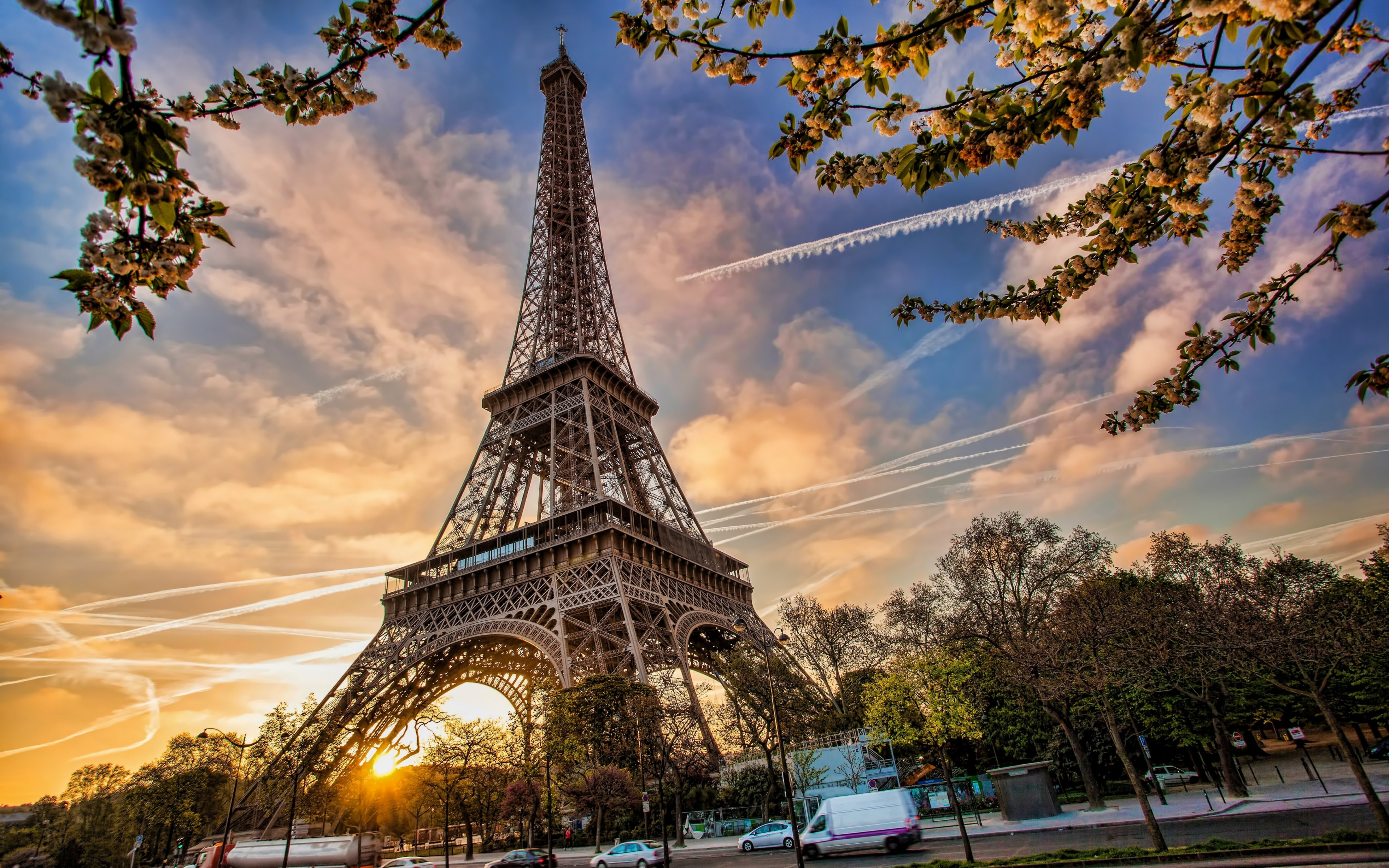 Eiffel Tower, Architecture, Paris, Monument, Wallpaper - Paris Desktop Wallpaper Hd - HD Wallpaper 