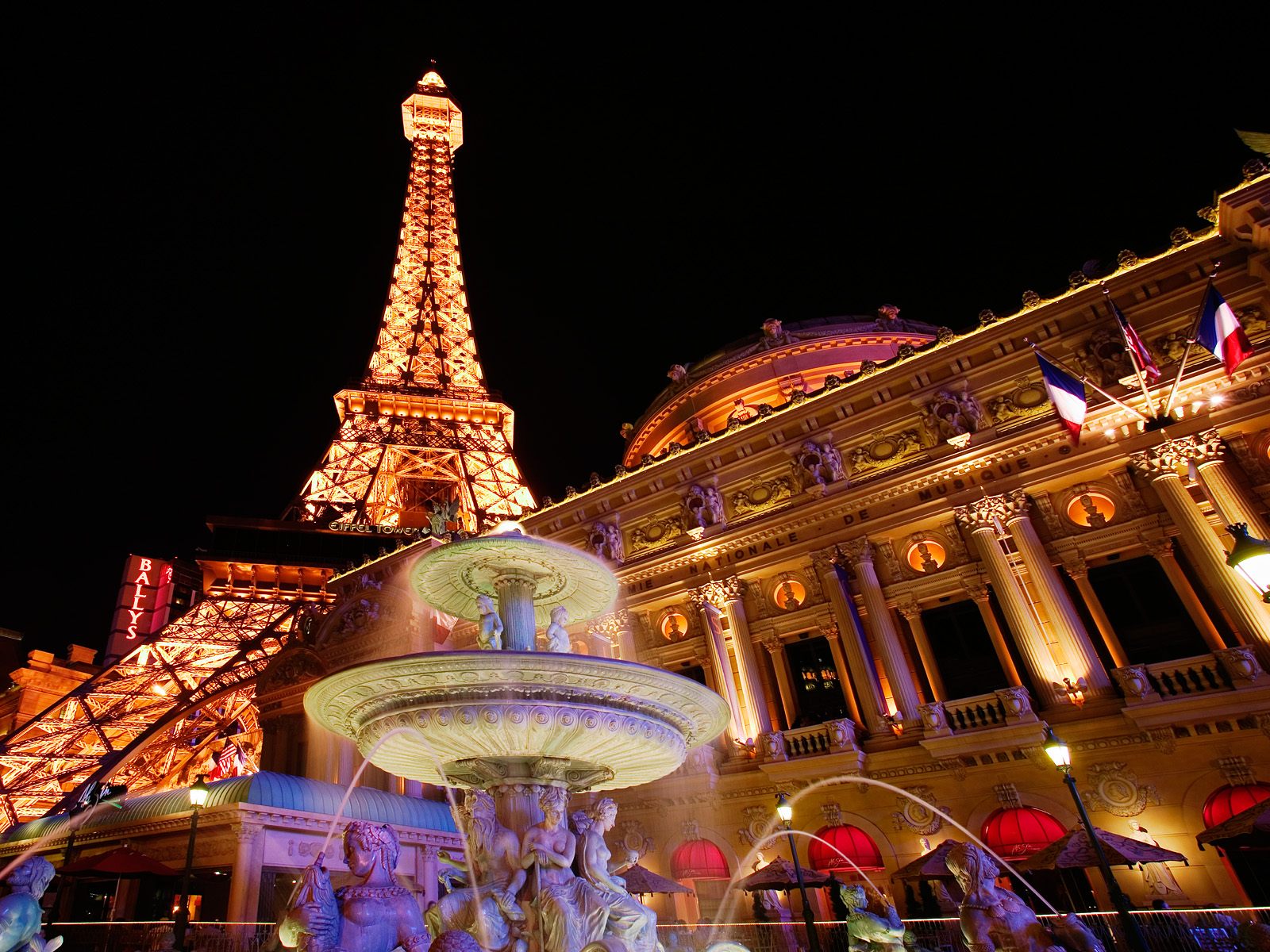 France Paris Eiffel Tower Lights - Paris Hotel And Casino - HD Wallpaper 