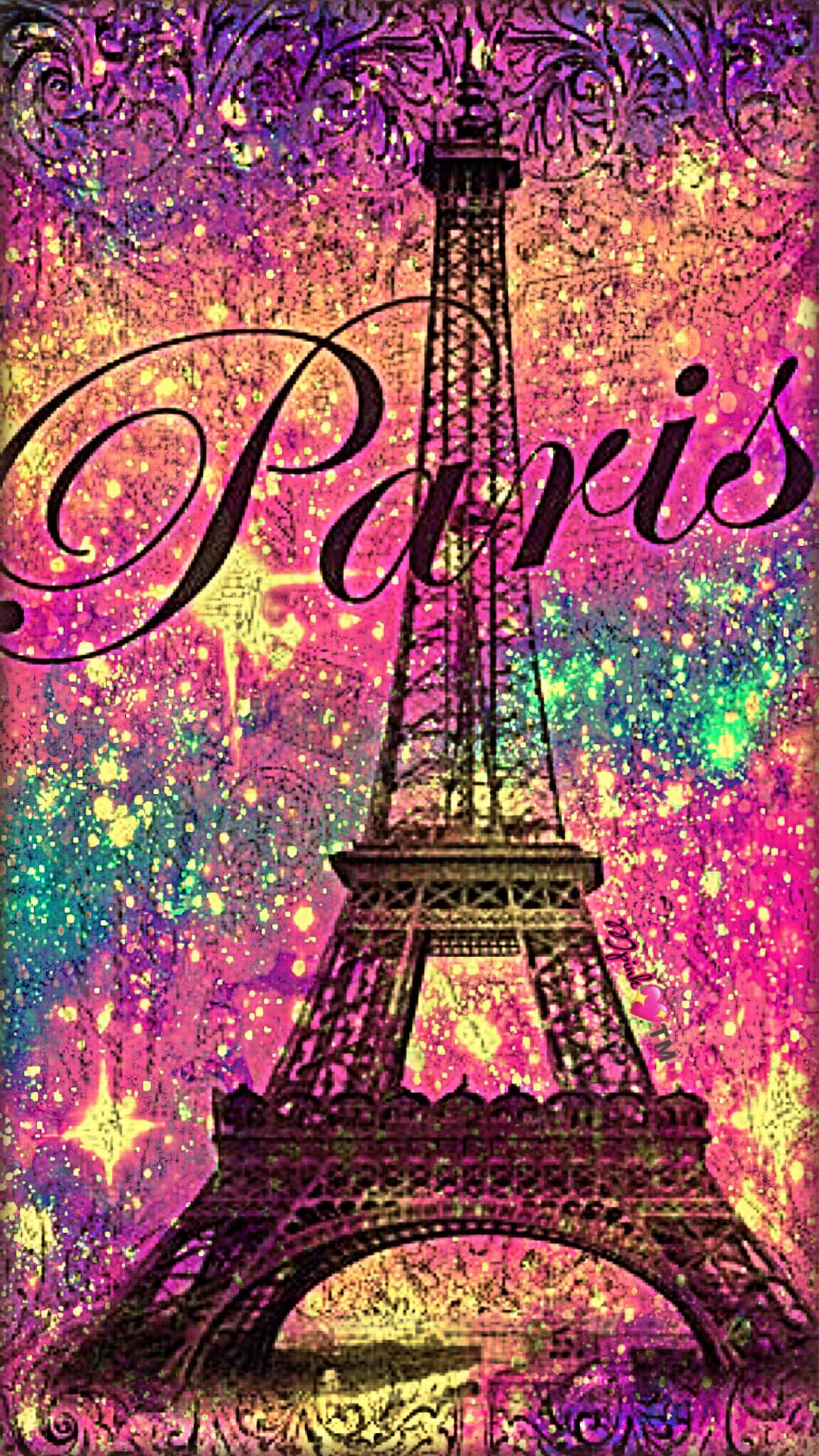 Girly Wallpaper Paris - HD Wallpaper 