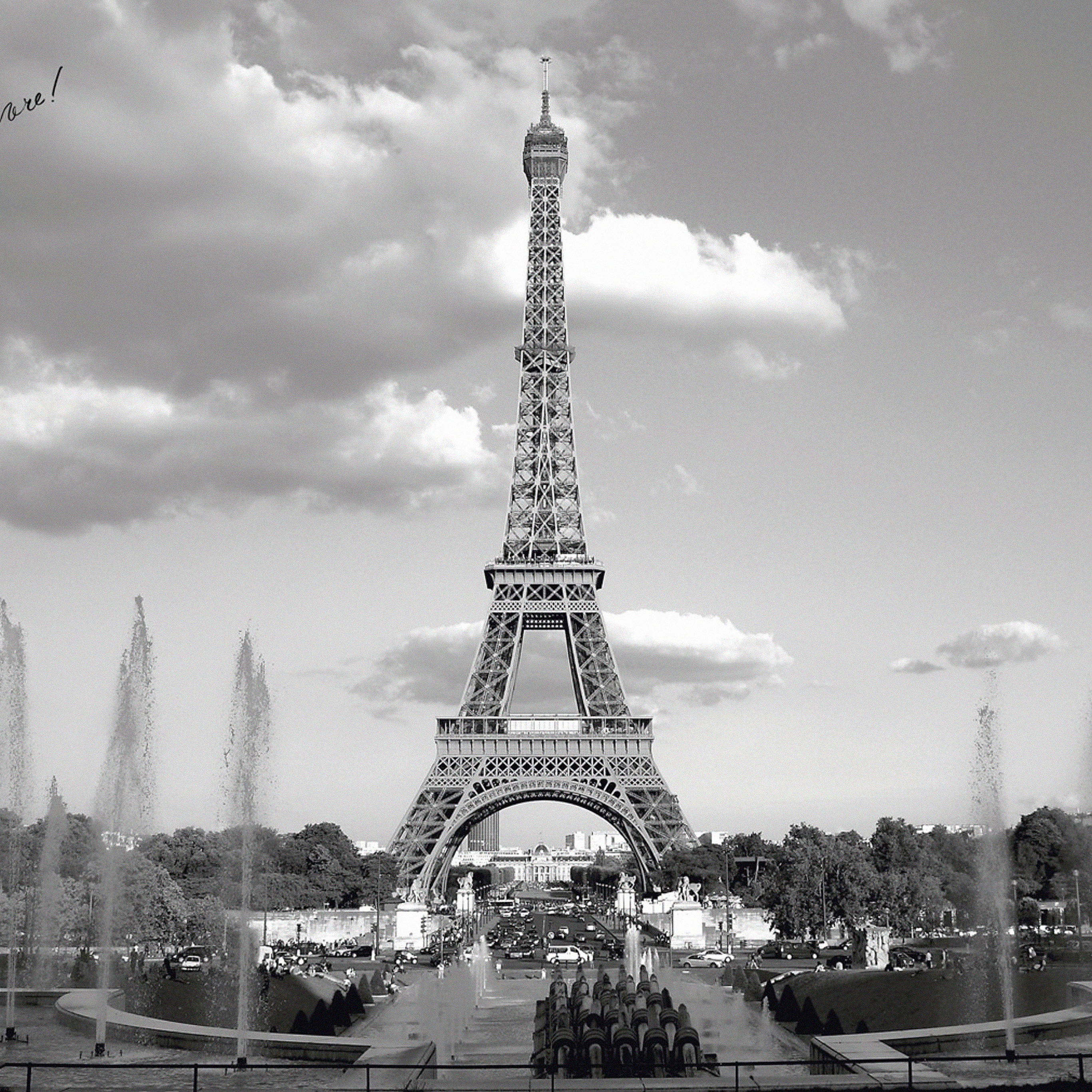 برج ايفل في الليل - HD Wallpaper 