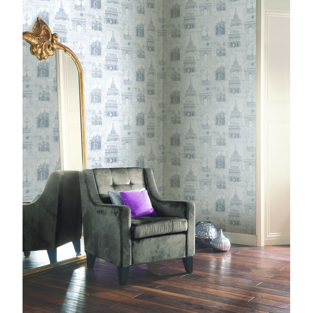 Purple Paris Wallpaper - HD Wallpaper 