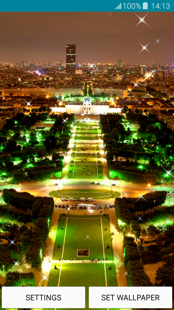 Live Wallpapers Romantic Paris - Eiffel Tower - HD Wallpaper 