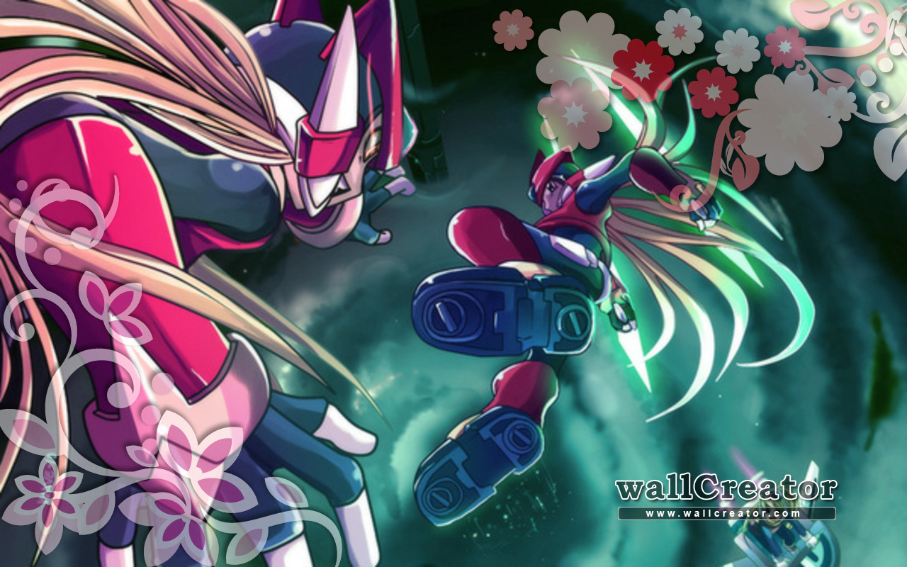 1280 / 800 Wallpaper - Megaman Zero Vs Omega Zero - HD Wallpaper 