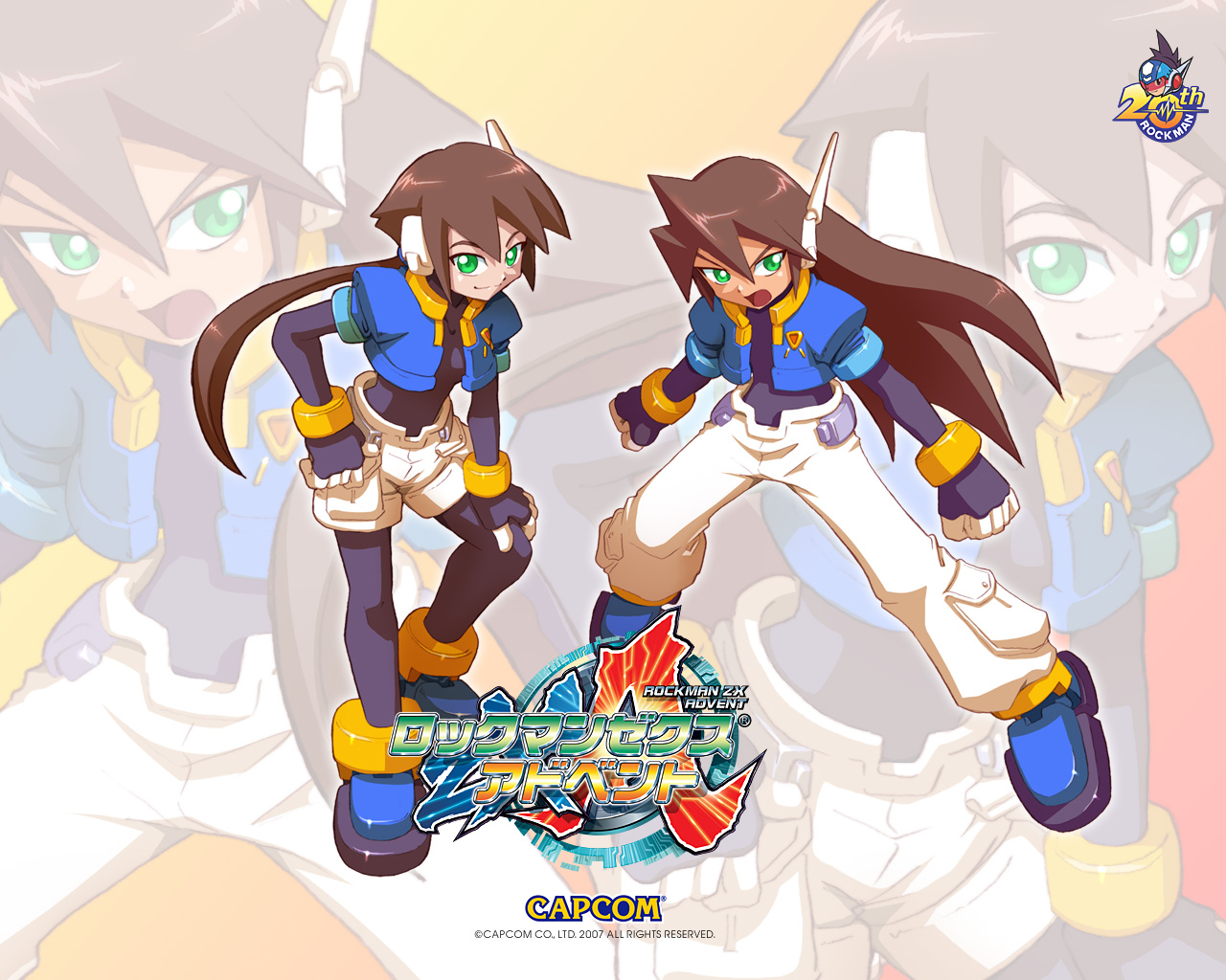 Megaman Zx Aile And Vent - HD Wallpaper 