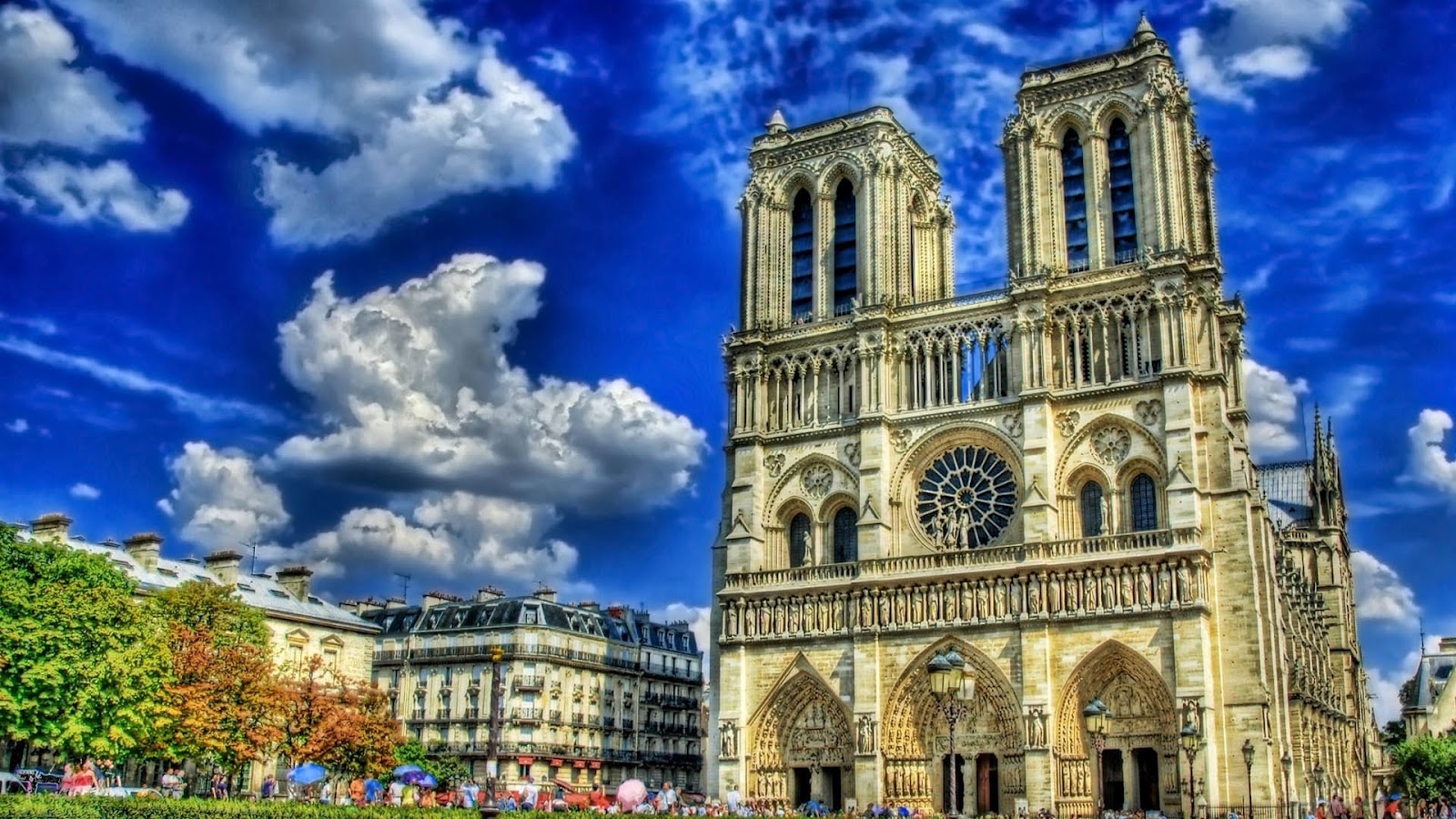 Notre Dame De Paris Hd - HD Wallpaper 
