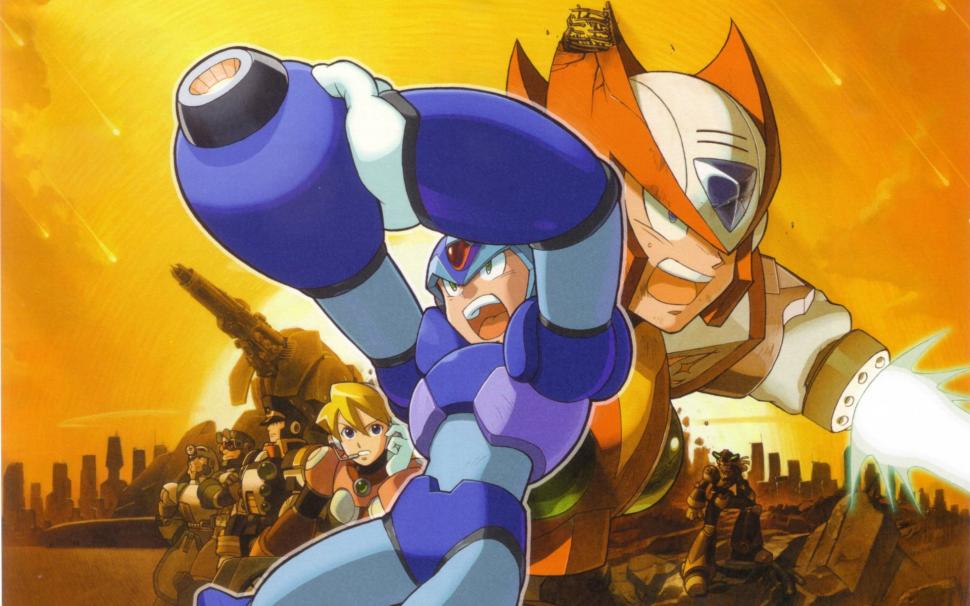 Mega Man Capcom Mega Man X Zero Hd Wallpaper,video - Megaman X And Zero - HD Wallpaper 