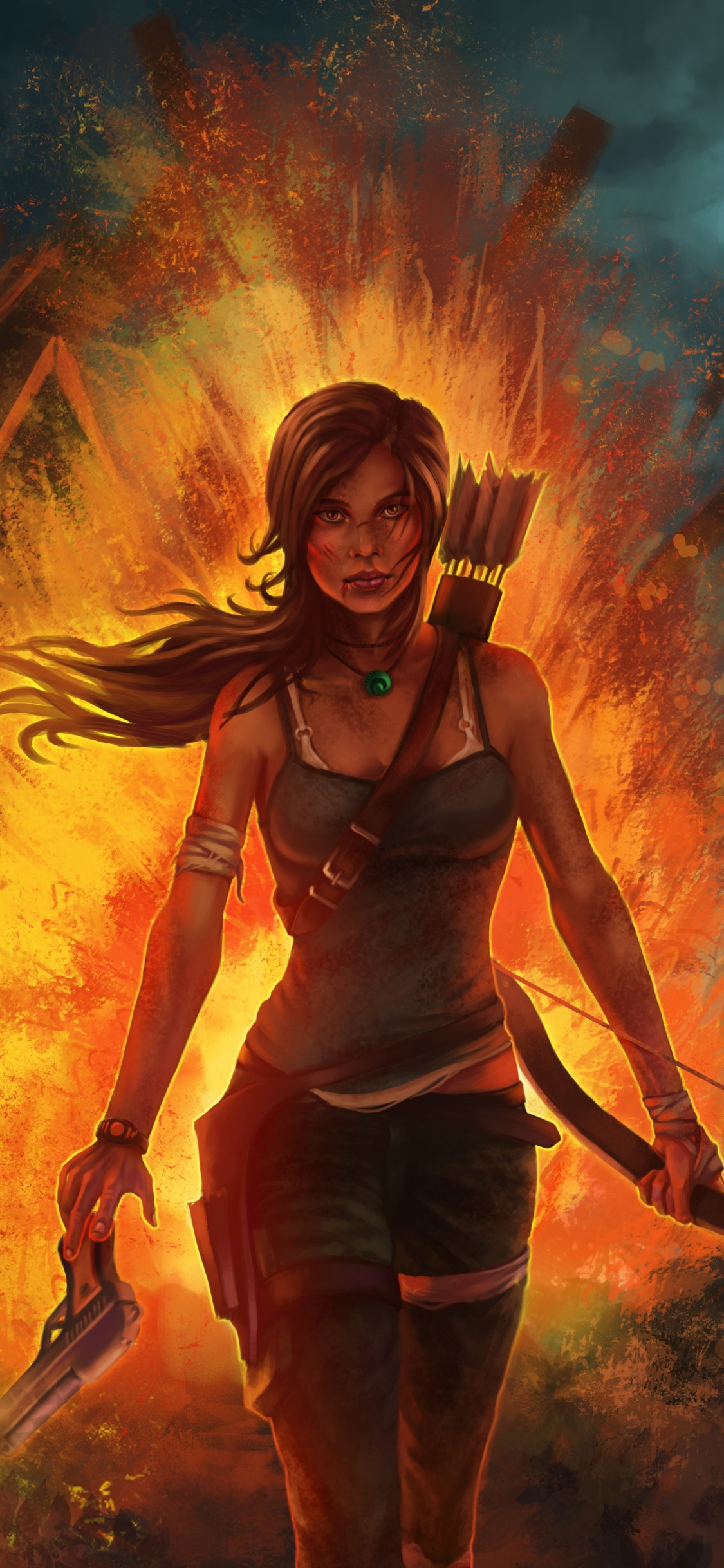 Tomb Raider, Archer, Lara Croft, Video Game, Fan Art, - Lara Croft Wallpaper Hd - HD Wallpaper 
