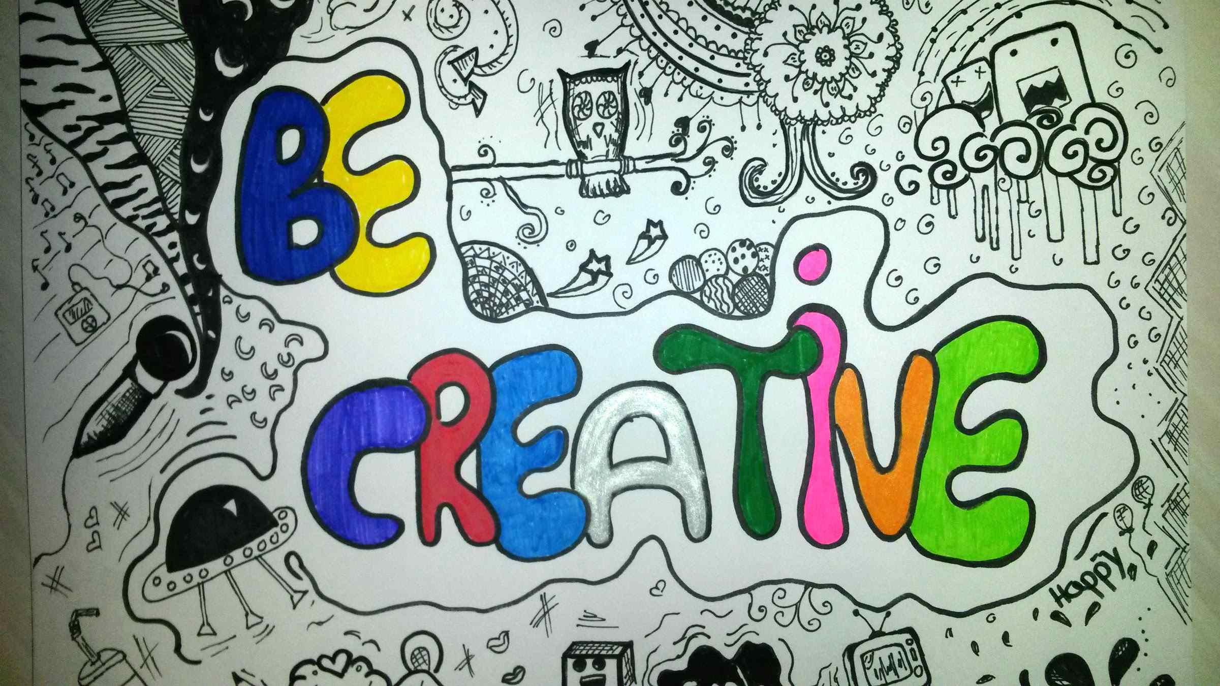 Creative Graffiti Doodles - 2401x1350 Wallpaper Creative Graffiti Doodles - 2401x1350 Wallpaper