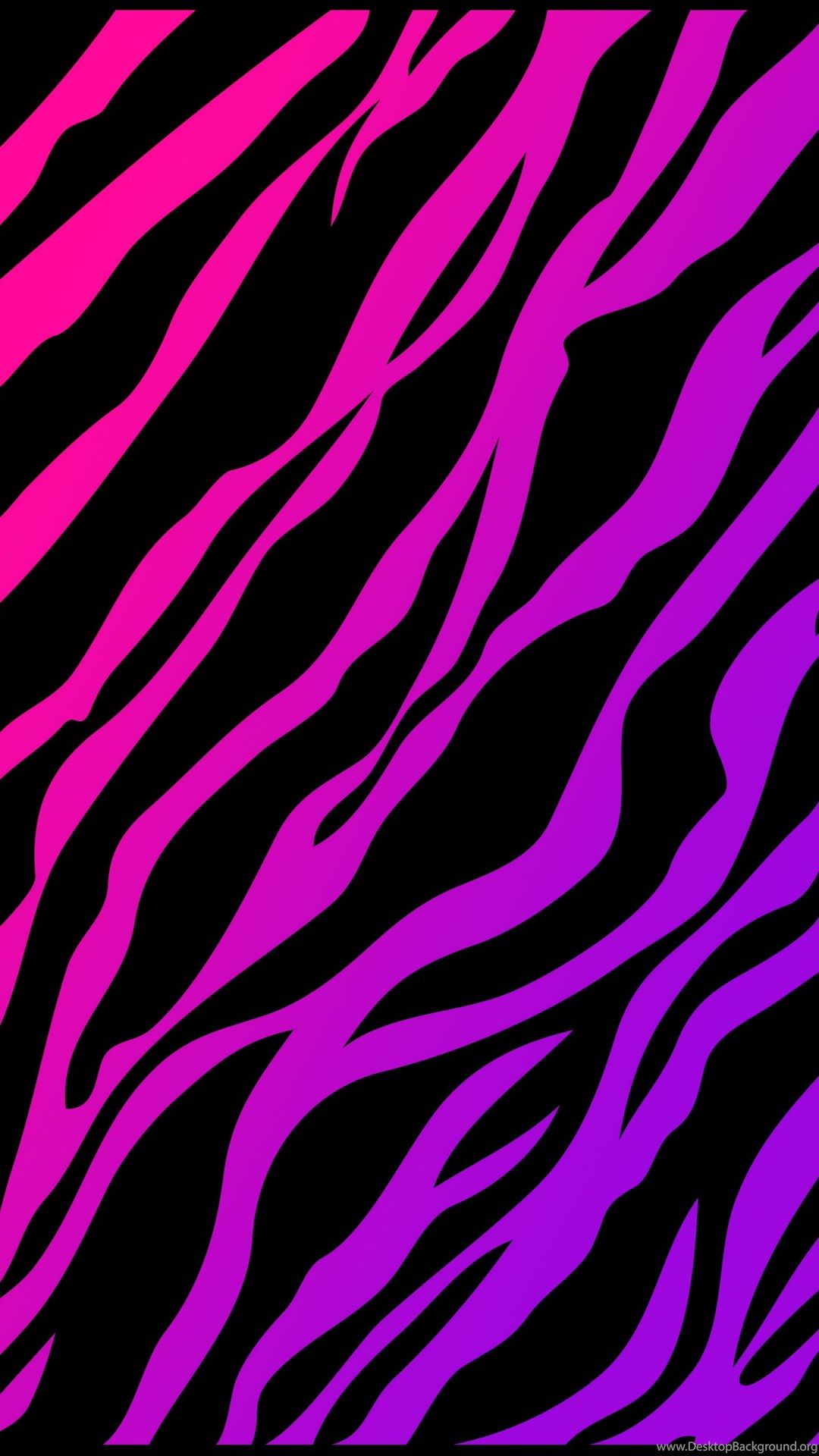 Color Animal Print Zebra - HD Wallpaper 