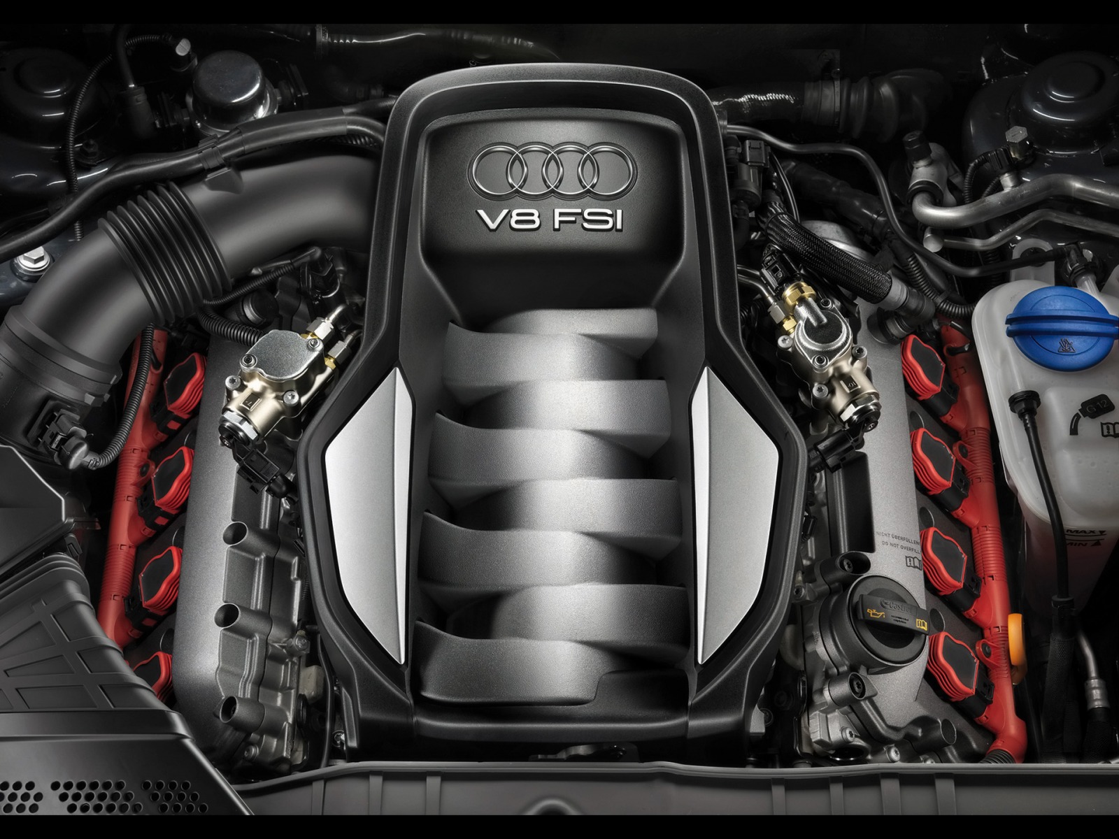 Engine Wallpaper - Audi S5 2008 Engine - HD Wallpaper 