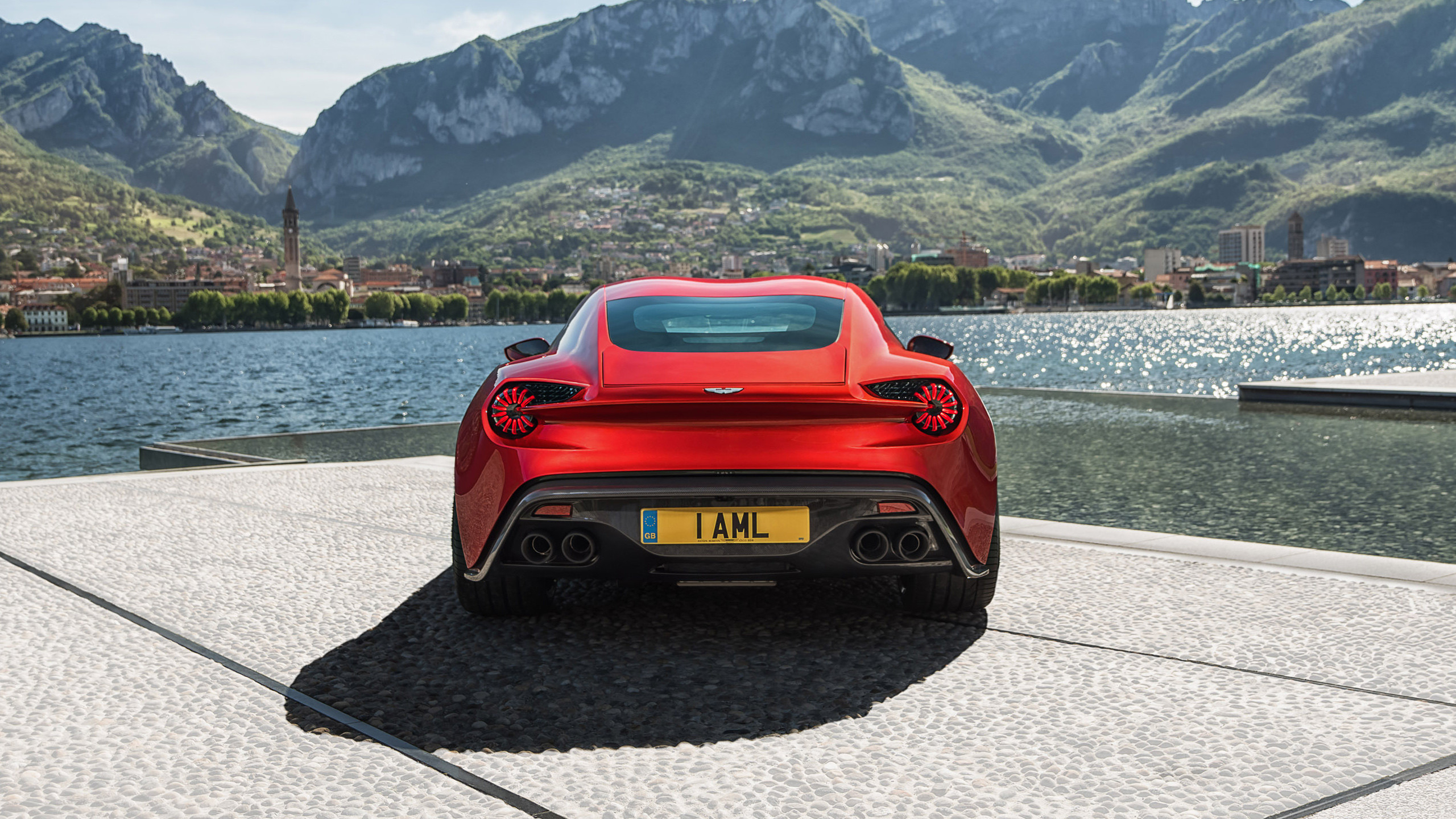 2017 Aston Martin Vanquish Zagato 4 
 Data-src - Vanquish Zagato - HD Wallpaper 