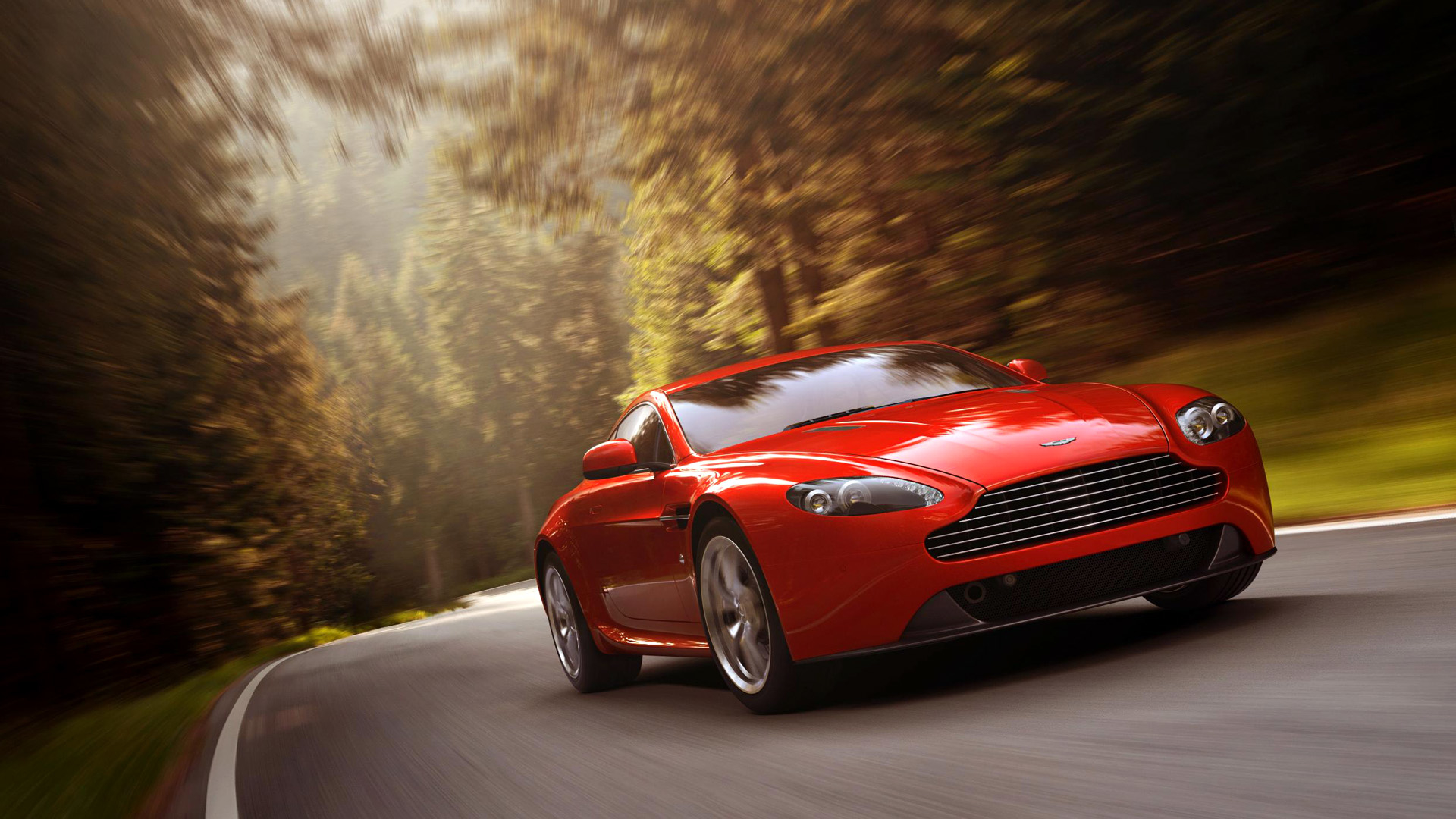 Driving Aston Martin - HD Wallpaper 