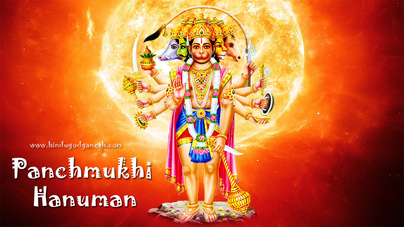 Panchmukhi Hanuman Wallpaper Full Size - Panchmukhi Hanuman On Door - HD Wallpaper 