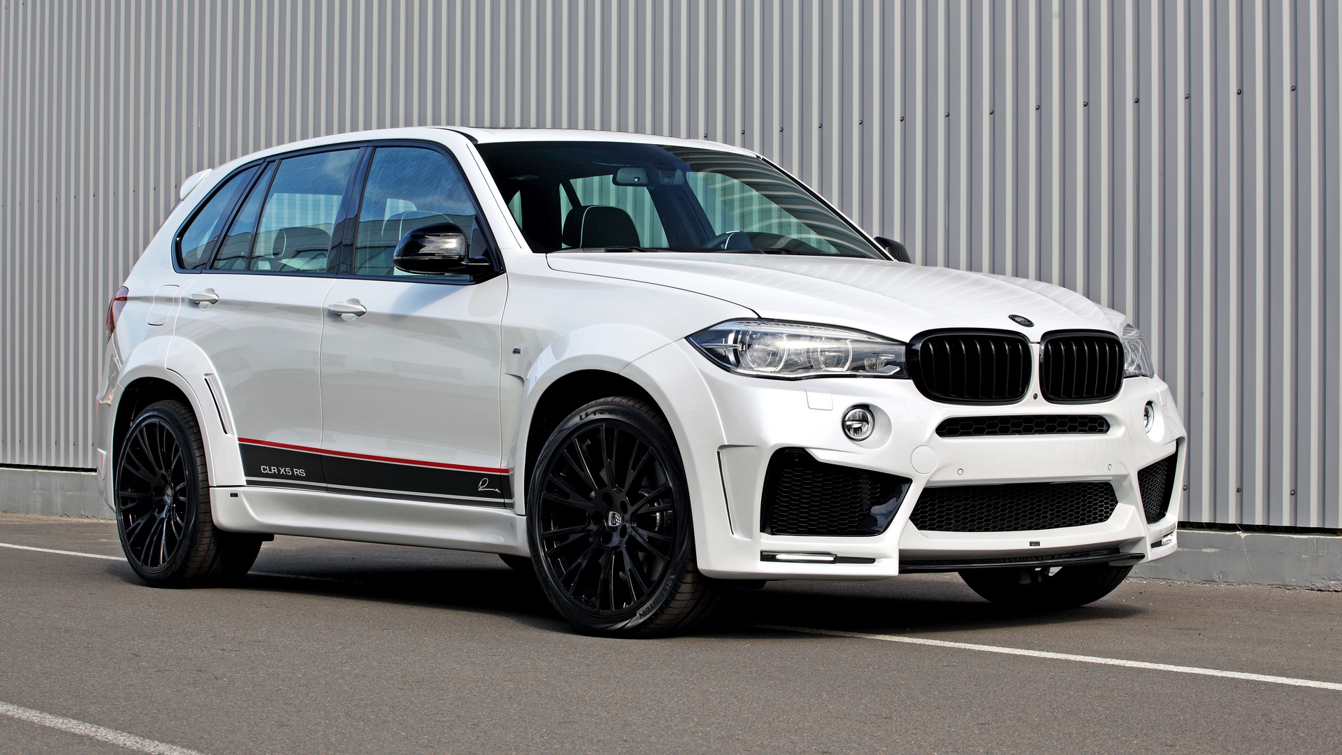 Bmw F15 White Color Side View - Bmw X5 Tuning White - HD Wallpaper 