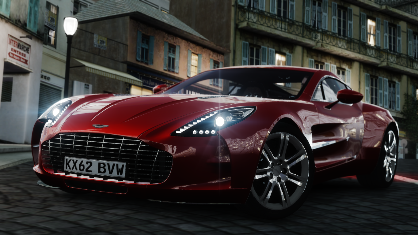 Aston Martin One 77 Red - HD Wallpaper 