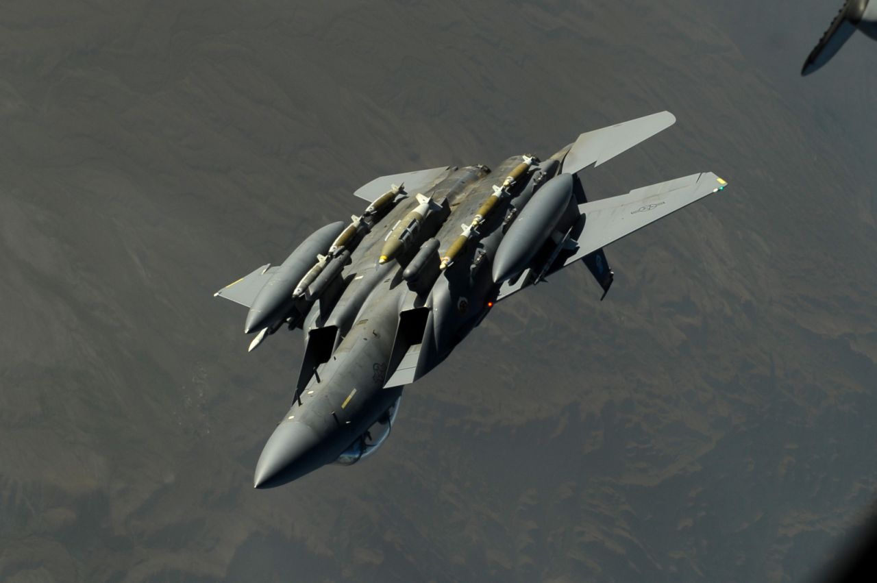 F 15e Over Afghanistan - HD Wallpaper 
