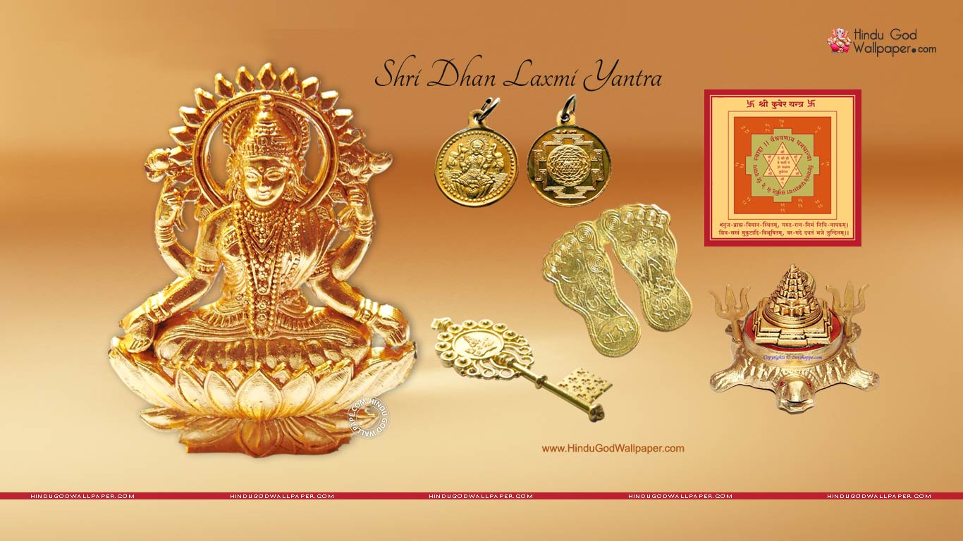 Shri Dhan Laxmi - Shri Dhana Laxmi Yantra - HD Wallpaper 