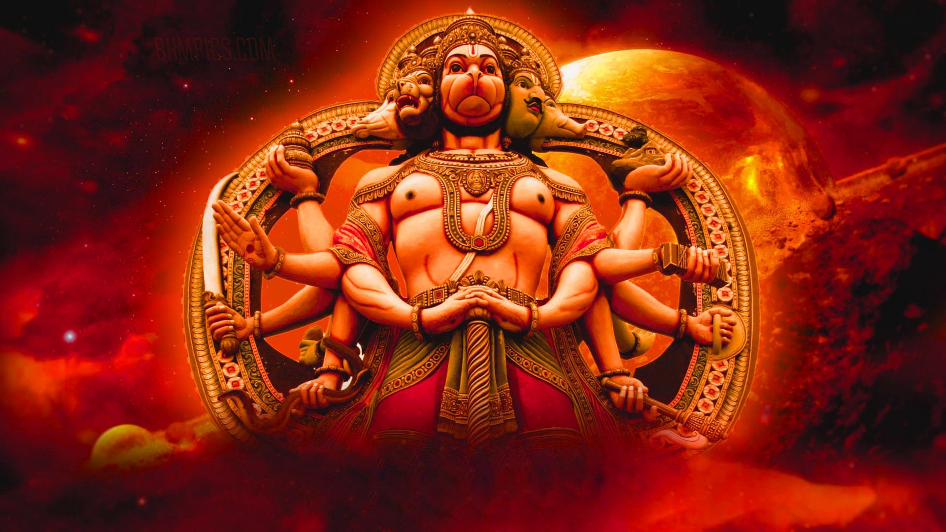 Shri Panchmukhi Hanuman Wallpapers, Images, Hd Data - Yadagirigutta Temple - 1920x1080 Wallpaper Shri Panchmukhi Hanuman Wallpapers, Images, Hd Data - Yadagirigutta Temple - 1920x1080 Wallpaper