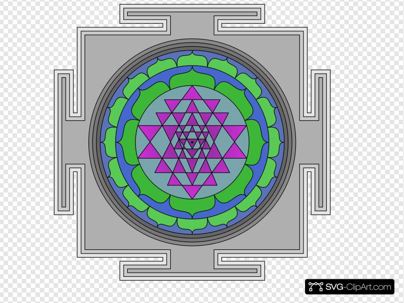 Sri Yantra Clipart - Sri Yantra - HD Wallpaper 
