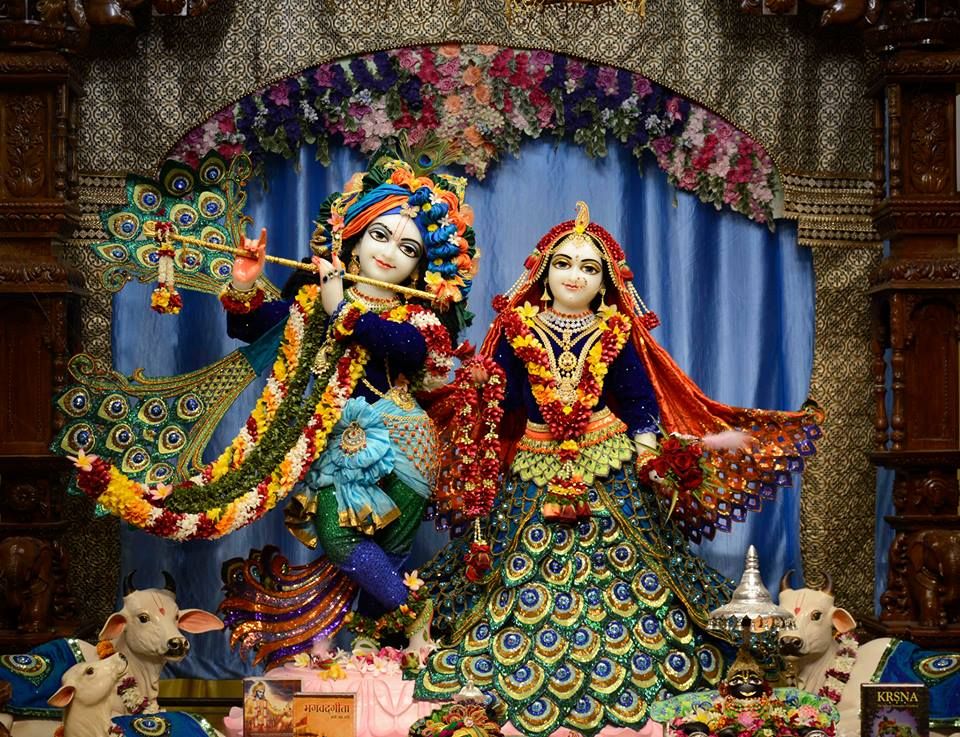 Radha Krishna Iskcon Pune - HD Wallpaper 