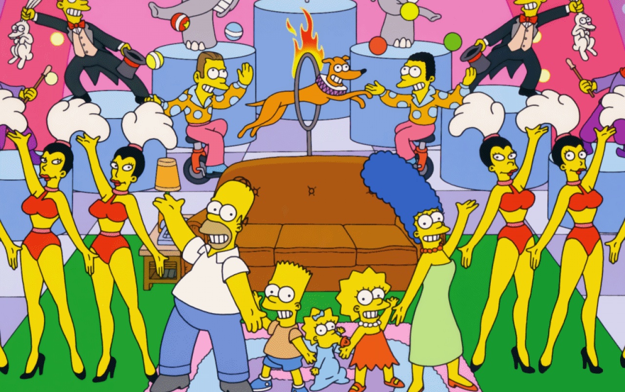 Couch Gag Wallpapers - Simpsons 2009 Calendar - HD Wallpaper 