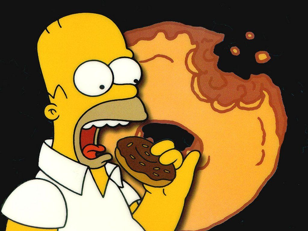 Designs Doughnut Quotes About Homer Simpsonmar Taught - Homer Simpson - HD Wallpaper 