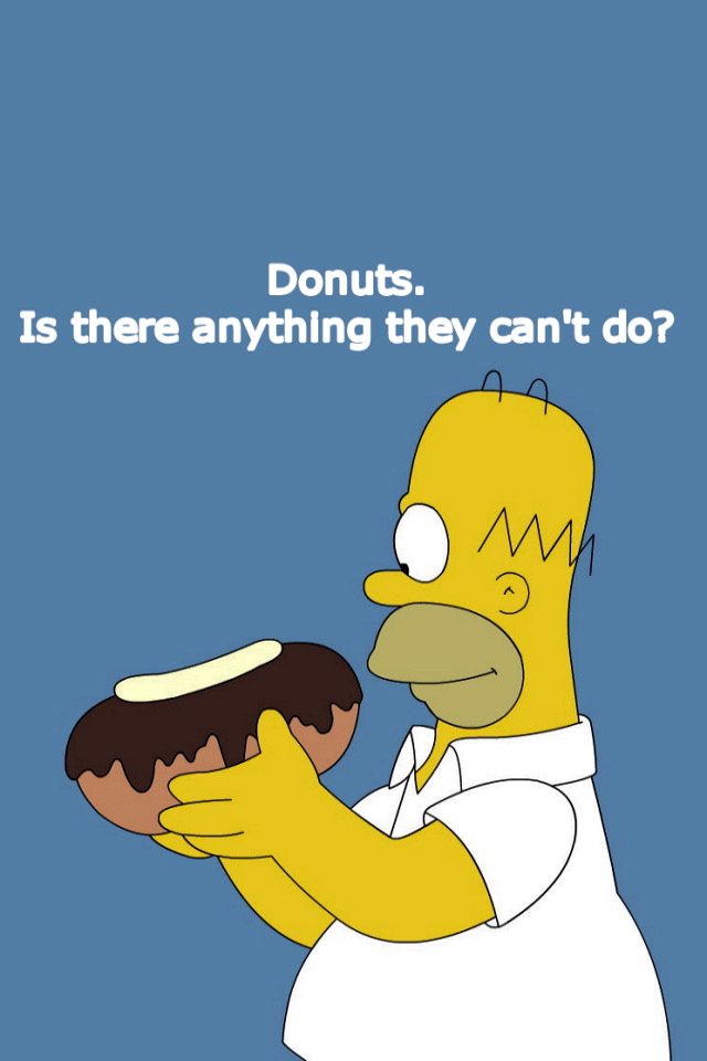 Homer Simpson Donuts - Simpsons Quotes Donuts - HD Wallpaper 
