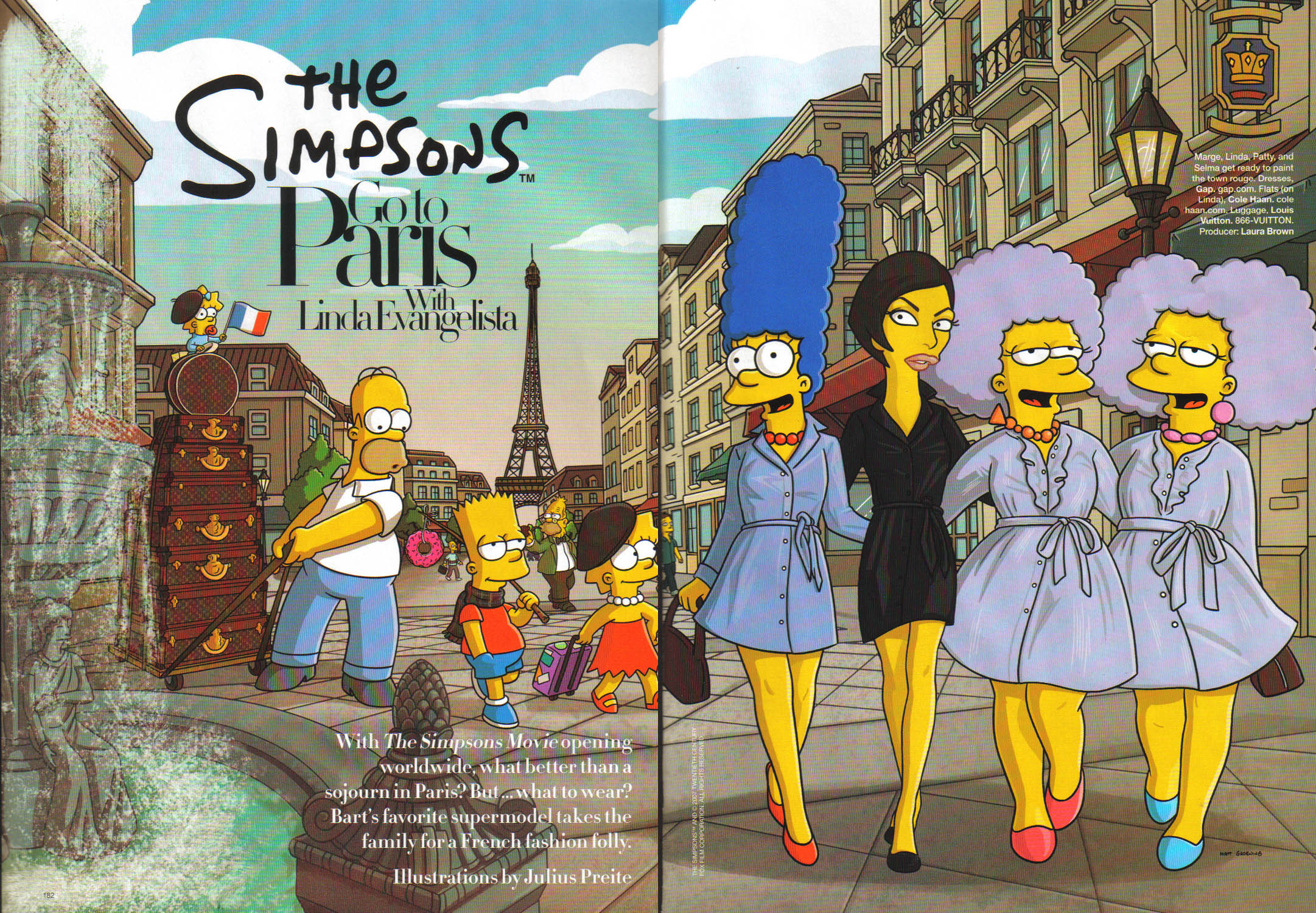 Simpsons1 - Linda Evangelista Simpsons - HD Wallpaper 