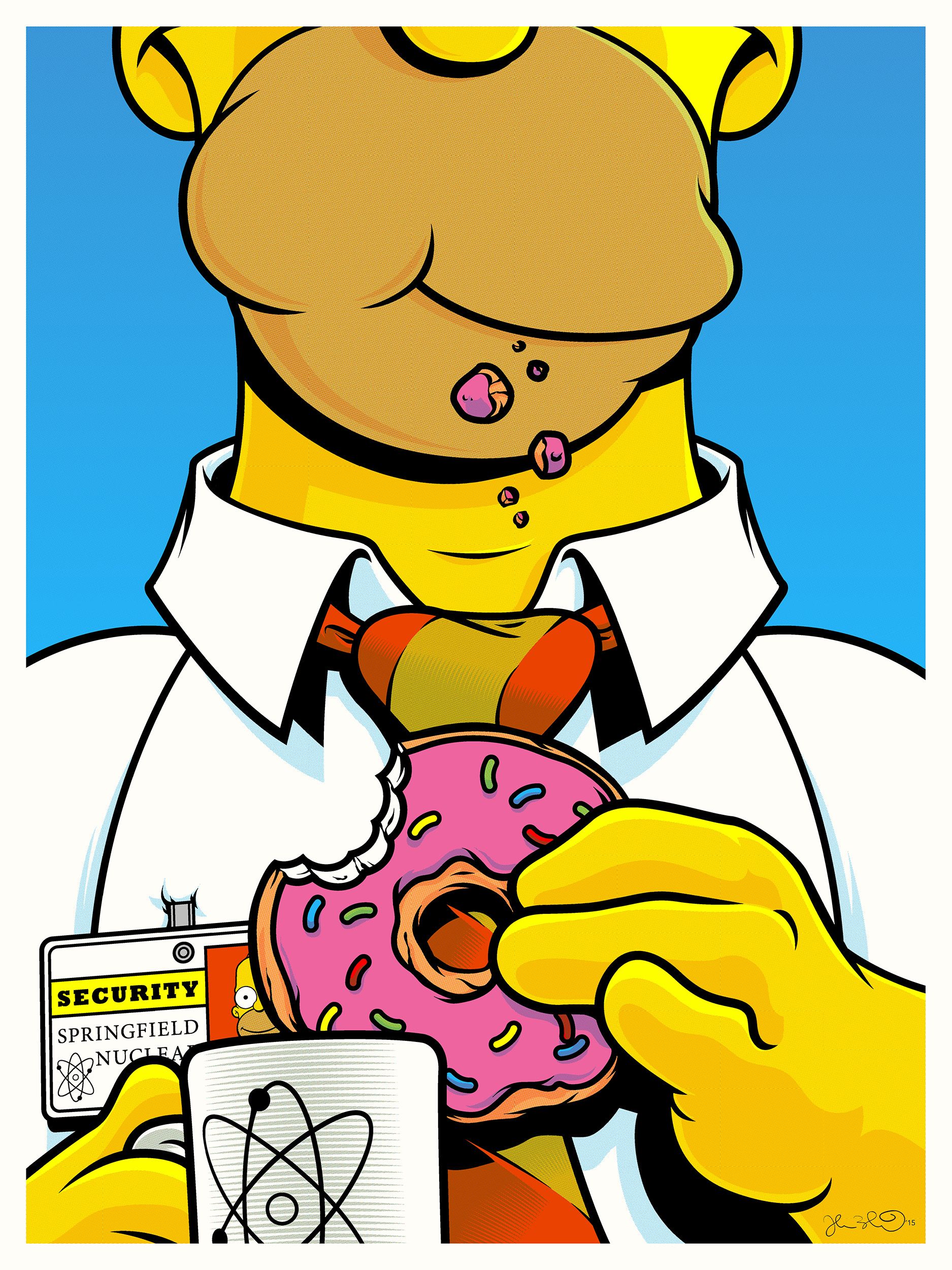 Pop Art Homer Simpson - HD Wallpaper 