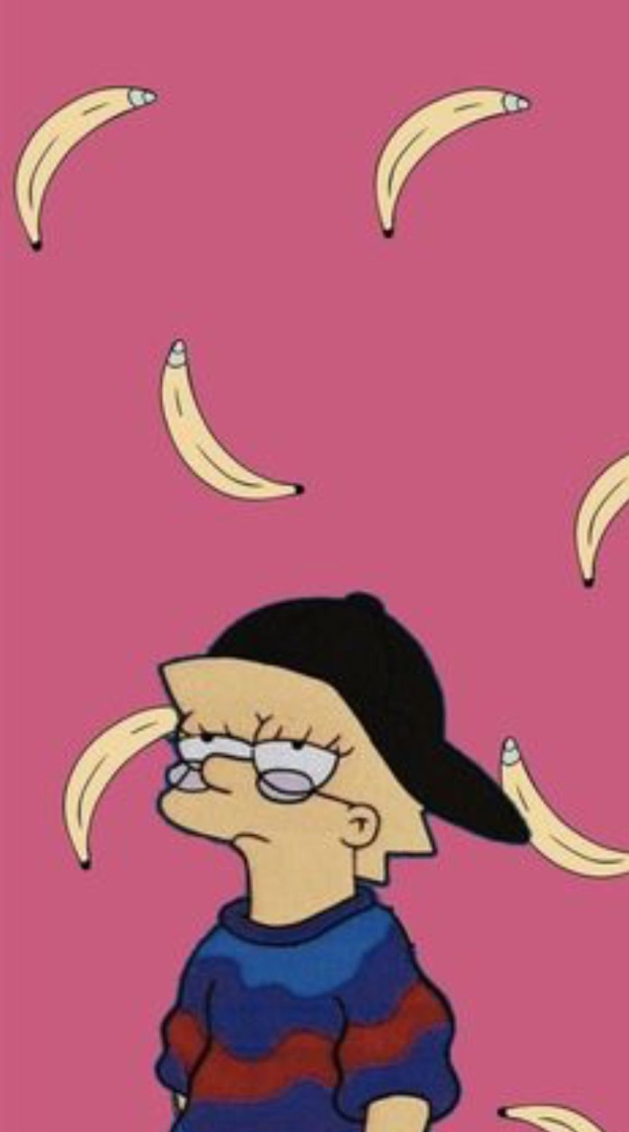 Os Simpsons Wallpaper Lisa - Simpsons Aesthetic Wallpaper Iphone - HD Wallpaper 