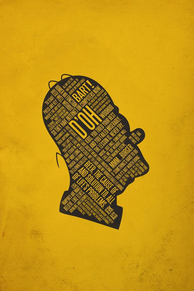 Bart Simpson Wallpaper Iphone Homer Simpson Wallpaper 4k 640x960 Wallpaper Teahub Io