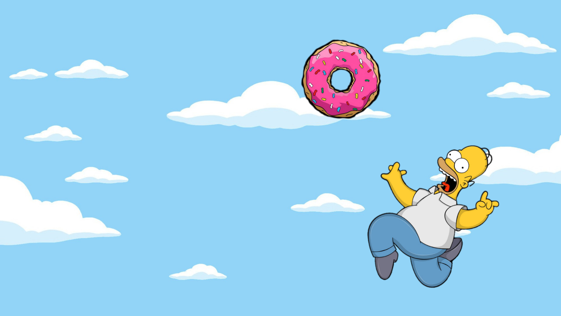 The Simpsons Wallpapers For Iphone 
 Data Src Gorgerous - Homer Simpson Donut - HD Wallpaper 