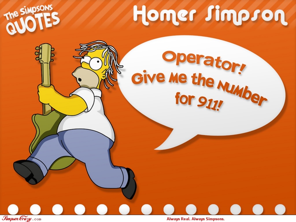 The Simpsons Desktop Wallpapers - Simpsons Quotes - HD Wallpaper 